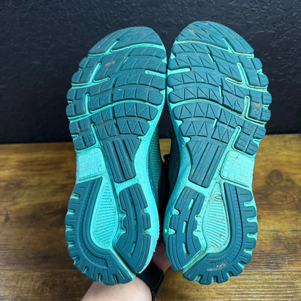 Brooks Adrenaline GTS 20 1202961B351 Teal Green Mesh Running Shoes‎ Women 7.5
